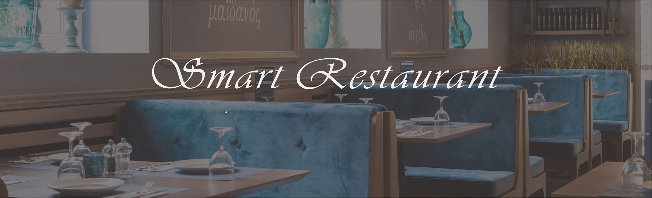 Intelligentes Restaurant und intelligente und effiziente Essenslieferung